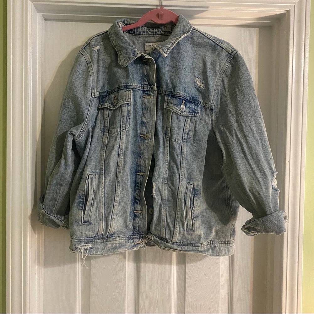 Distressed Jeans Jacket